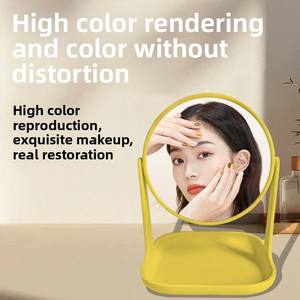 <span class=keywords><strong>Espejo</strong></span> de maquillaje de escritorio portátil para el hogar, tocador de princesa de estilo Ins Popular <span class=keywords><strong>con</strong></span> <span class=keywords><strong>espejo</strong></span> de belleza para dormitorio de estudiantes - Product Image 3