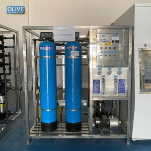 Máquina de Tratamiento de Agua Subterránea de 500 L/h, Sistema de Purificación por Ósmosis Inversa, Filtro de Agua con Motor PLC de Acero Inoxidable para el Hogar - Product Image 1