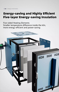 <span class=keywords><strong>Four</strong></span> céramique électrique haute température Space Master - Équipement de <span class=keywords><strong>poterie</strong></span> intelligent et créatif pour l'artisanat spatial <span class=keywords><strong>à</strong></span> <span class=keywords><strong>vendre</strong></span> - Certifié CE - Product Image 2