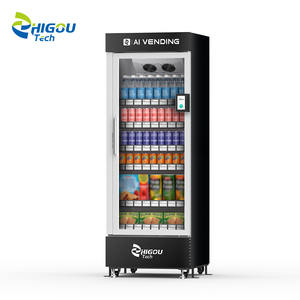 Distributeur automatique intelligent de nourriture et de boissons, capacité de 520 litres, écran tactile, fonctionnement 24h/24 et 7j/7, surveillance à distance, vente de collations et de boissons gazeuses - Product Image 1