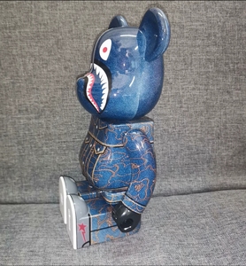 Figurines d'action Bearbrick 400 Abs, jouet artistique, <span class=keywords><strong>figurine</strong></span> Bape Brick Bears, figurines de collection, jouets décoratifs pour la maison, cadeaux de Noël - Product Image 4