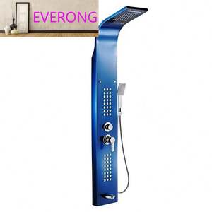 Pannello Doccia Termostatico Moderno in Acciaio Inox, Monocomando, Getto Morbido, Lusso Cromato Lucido, Ceramica, Garanzia 5 Anni, per Bagni - Product Image 5