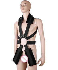 7ピース厚手のぬいぐるみSMボンデージギアセット大人の大人のおもちゃとケーゲルのエクササイズのための拘束 - Product Image 5