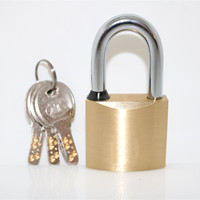 Cadenas en laiton de sécurité supérieure pour ordinateur, 40 mm, étanche et robuste