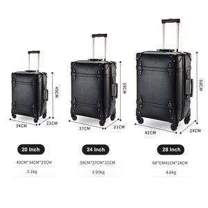 Vente en gros, valise en cuir de luxe, bagage en cuir PU, sacs de <span class=keywords><strong>voyage</strong></span>, valise à roulettes en <span class=keywords><strong>avion</strong></span>, bagage de <span class=keywords><strong>voyage</strong></span> en cabine - Product Image 4