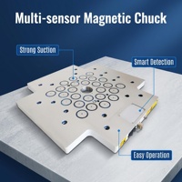 Système de changement rapide de moule magnétique permanent électrique pour machine de moulage par injection, force de maintien de 160 N par cm², serrage automatique