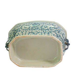 Scatola decorativa classica blu e bianca della porcellana cinese antica per la casa urna & barattolo con PA per l'ornamento decorazione della casa eccellente - Product Image 4