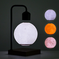 Lampe de lune en lévitation magnétique lampe de lune flottante lumière 3d led forme de lune veilleuses pour table lampe de bureau décoration de salon