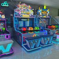 Machine d'arcade de tir aquatique Funtime pour 4 joueurs, machine de jeu à monnayeur avec récompenses pour centre de jeux