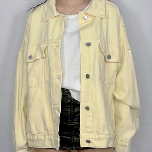 Veste en jean pour femme 2025 – Manteau en denim délavé boutonné, tendance et mignon - Product Image 4