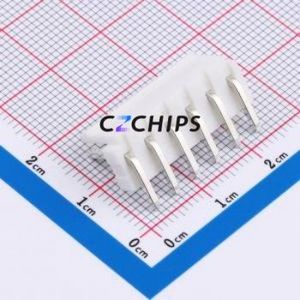 XD-VH-6A6W Wire-to-Board Pin Header Bent Lead Through Hole,P=3.96mm Connector 1x6P 3.96mm Right Angle Insert VH - Product Image 2