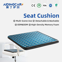 Coussin de dos de soutien lombaire de chaise de bureau de mousse de mémoire tricotée ergonomique confortable avec la caractéristique anti-ronflement