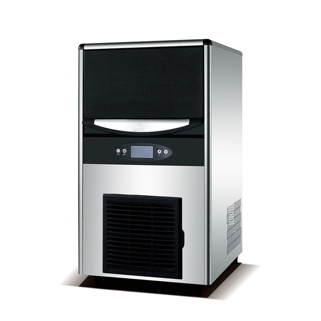 40kg Stainless Steel Ice Cube Maker with Pump & Motor High Quality Commercial Ice Making Machine for Bars and Supermarkets