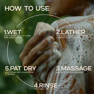 Ensemble <span class=keywords><strong>de</strong></span> Savon Artisanal Entièrement Naturel Détoxifiant pour Peaux Sensibles au Thé Vert, Aloe et Bergamote avec 2 Sachets Économiseurs <span class=keywords><strong>de</strong></span> Savon en Sisal - Product Image 6