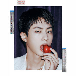 Peinture au diamant KPOP Bangtan Boys <span class=keywords><strong>JIN</strong></span> 5D JUNGKOOK JIMIN <span class=keywords><strong>JIN</strong></span> SUGA V <span class=keywords><strong>RM</strong></span> JHOPE 5D Peinture au diamant Décoration intérieure - Product Image 3