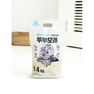 1.4kg originale lettiera per gatti sabbia Tobu sabbia di plastica ecologica con fragranza alla lavanda di sodio Bentonite palla che si aggrega lettiera per gatti - Product Image 1