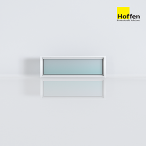 หน้าต่างกระจก uPVC Hoffen ขนาด 100x40 แบบคงที่ กันเสียง กันน้ำ ป้องกันความร้อน สำหรับอาคาร - Product Image 2