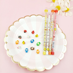 Yellow Little Chicken Pet Animal Eraser Bullet Pencil con huevo roto Lápiz estándar Pencil Laying Pen No se requiere afilado - Product Image 2