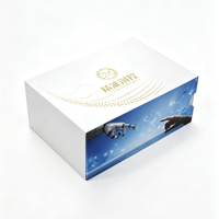 Boîte à tiroir rigide avec logo personnalisé et plateau en papier pliable, emballage de produit, boîte à manchon pour emballage de chargeur de batterie externe