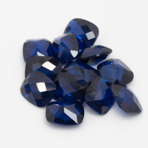 Piedra preciosa suelta Espinela azul sintética de alta calidad #113 Cuadros individuales ovalados 9*11mm - Product Image 5