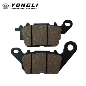Pastiglie Freno Semi-Metalliche Rivettate di Alta Qualità Stile OEM YONGLI per <span class=keywords><strong>Yamaha</strong></span> <span class=keywords><strong>NMAX</strong></span> (Modello F221) - Durata di Servizio 9000-20000KM - Product Image 1