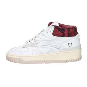 D.A.T.E. Zapatillas Deportivas Blancas para Mujer, de Cuero, con Plataforma Alta, Estilo Casual - Product Image 1
