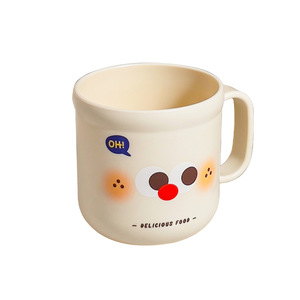 Cartoon Mouthwash Cup 547ml Milky White Thickened Non Slip For Students And Dormitories - Product Image 5