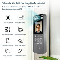 Reloj Biométrico de Reconocimiento Facial sin Software, Sistema de Control de Acceso RFID USB, Sistema de Registro de Tiempo