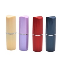 Boîte de rangement créative camouflage en forme de rouge à lèvres, pour médicaments et objets, avec compartiment secret de dissimulation, mini portable, pour dissimuler l'argent