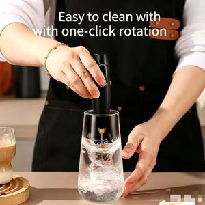 Base de recharge sans fil pour mousseur à <span class=keywords><strong>lait</strong></span> électrique portatif rechargeable, pour la préparation de café et de latte - Product Image 4