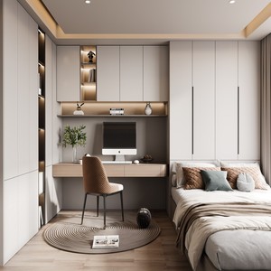 Letto Tatami con Mobile Integrato, Design per Camera da Letto dei Bambini, Letto in Legno Massello Multifunzionale con Scrivania e Ampio Spazio di Archiviazione - Product Image 1