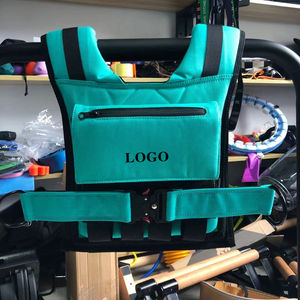 ZJ nouveau Style équipement d'entraînement de Fitness pondéré réglable 10kg-30kg gilet de poids pour l'entraînement de gilet pondéré - Product Image 2