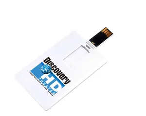 ขายส่ง cd8gb-โลโก้การพิมพ์ 4GB 8GB 16GB USB Flash Drive USB 2.0 บัตรเครดิตแฟลชไดรฟ์ของขวัญปากกาไดรฟ์