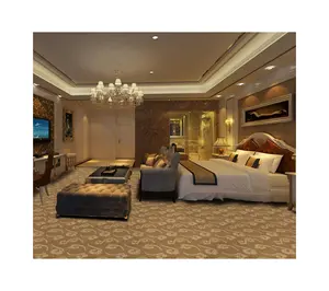 Fábrica de China al por mayor 100% de polipropileno de pared a pared alfombras y alfombras copetudas para sala de estar y área pública