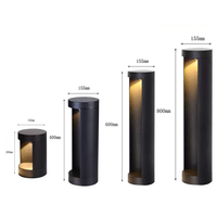 IP65 Peyzaj Yol Bahçe Led Bollard Aydınlatma Lambası 5W 7W 10W AC Elektrikli Alüminyum Sıcak Beyaz 120 Derece Işın Açısı 220V