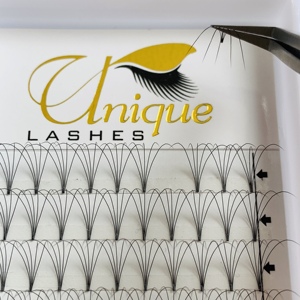 Mi giả thủ công chuyên nghiệp, kiểu quạt rộng, độ cong 0.07 d, dài từ 8mm đến 15mm, mi quạt sẵn 5d, nối mi - Product Image 6