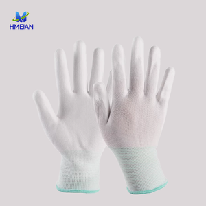Guantes de Protección Laboral con Recubrimiento en la Palma, Antideslizantes, <span class=keywords><strong>ESD</strong></span>, Ajuste Perfecto, Venta al por Mayor, Guantes con Recubrimiento de <span class=keywords><strong>PU</strong></span>, Guantes <span class=keywords><strong>ESD</strong></span> - Product Image 4