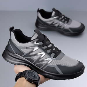 Chaussures de randonnée pour hommes, dessus en mesh respirant, semelle extérieure en caoutchouc, semelle intermédiaire en EVA, bout rond, été, randonnée en plein air, voyage, trekking - Product Image 4