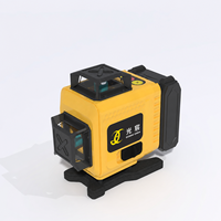 Niveau laser autonivelant populaire 4D 16 lignes à faisceau vert, rechargeable, pour travaux de construction
