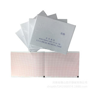 Papel para ECG Nippon Kohden 110x140 20m, Libro Individual para Máquina de ECG, Blanco y Resistente - Product Image 2