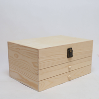 Boîte à bijoux en bois poli - Décoration d'intérieur - Boîte cadeau - Artisanat
