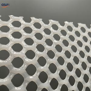 Red de malla de plástico blanco de grado alimenticio Red plana de extrusión de plástico Red de plástico plana de aves de corral flexible - Product Image 1