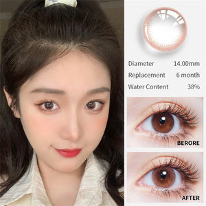 Gute Qualität 14mm Durchmesser Sassy Brown <span class=keywords><strong>Fresh</strong></span> <span class=keywords><strong>Look</strong></span> Farbe Kontakte Augenlinsen zum Verkauf - Product Image 3