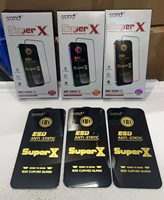 Protection d'écran transparente SUPER X ESD avec colle intégrale, accessoire mobile antistatique en verre trempé pour iPhone 17 Pro Max
