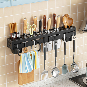 Gancho de Almacenamiento Multifuncional Mejorado para Cocina, Soporte de Pared para Cuchillos, Tapas de Ollas, Organizador de Esquina Móvil para Utensilios de Cocina - Product Image 1