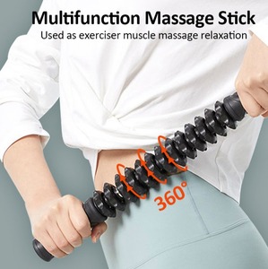 Rodillo de Masaje Portátil, Ligero, Ergonómico, con Múltiples Ruedas, para Estimular la Circulación Sanguínea, con Superficie Suave y Duradera - Product Image 1