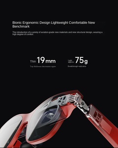 X R E a L Air <span class=keywords><strong>2</strong></span> Pro Smart AR Lunettes 3G 4K <span class=keywords><strong>Capture</strong></span> Vidéo IPX-5 Étanche Traduction Vocale Drone Espace Écran de Projection - Product Image 4