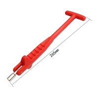 Outil professionnel d'extraction et d'installation de valves de pneus à poignée en T pour valves en caoutchouc à clipser TR413, outil de réparation pour voitures, camions et motos
