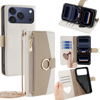 Nouvelle Housse Portefeuille Élégante et Fine en Cuir de Luxe avec Emplacements pour Cartes pour iPhone 18 Pro Max 17 16 Pro 15 Plus 14 13 – Style Livre