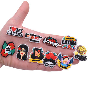 Popular <span class=keywords><strong>belleza</strong></span> <span class=keywords><strong>latina</strong></span> Zueco zapato encantos apasionado <span class=keywords><strong>Latina</strong></span> I Love <span class=keywords><strong>Latina</strong></span> Zueco encantos ajuste adultos encanto para Zueco - Product Image 6